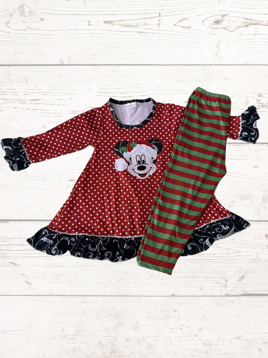 Polka mouse stripe set