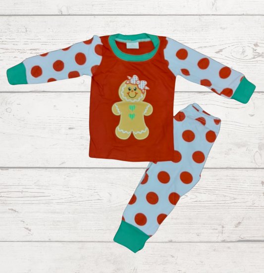 Gingerbread Dreams girls PJ