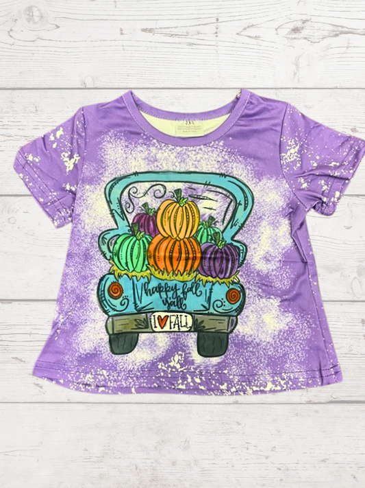 Happy fall pumpkin truck Shirt (Kid)