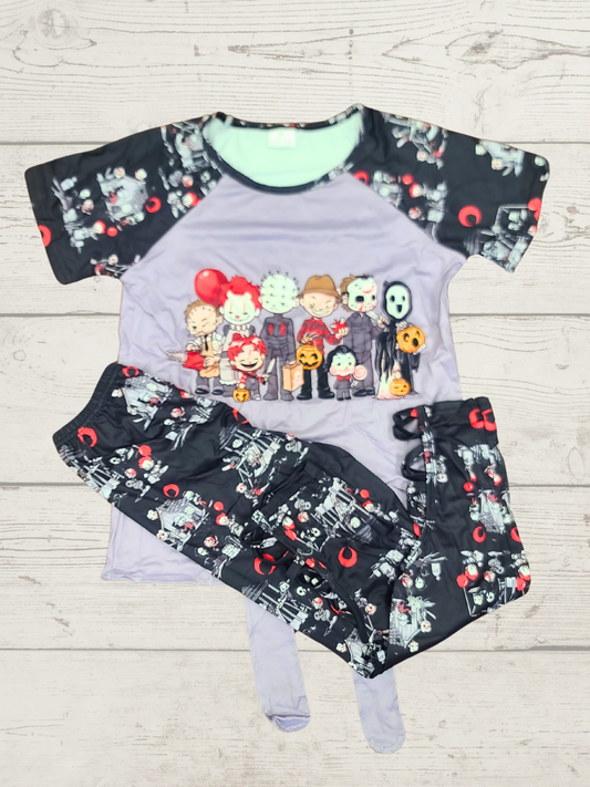 Scary Friends Pants set