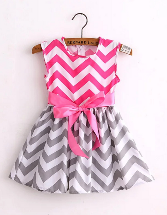 Sunrise chevron Dress