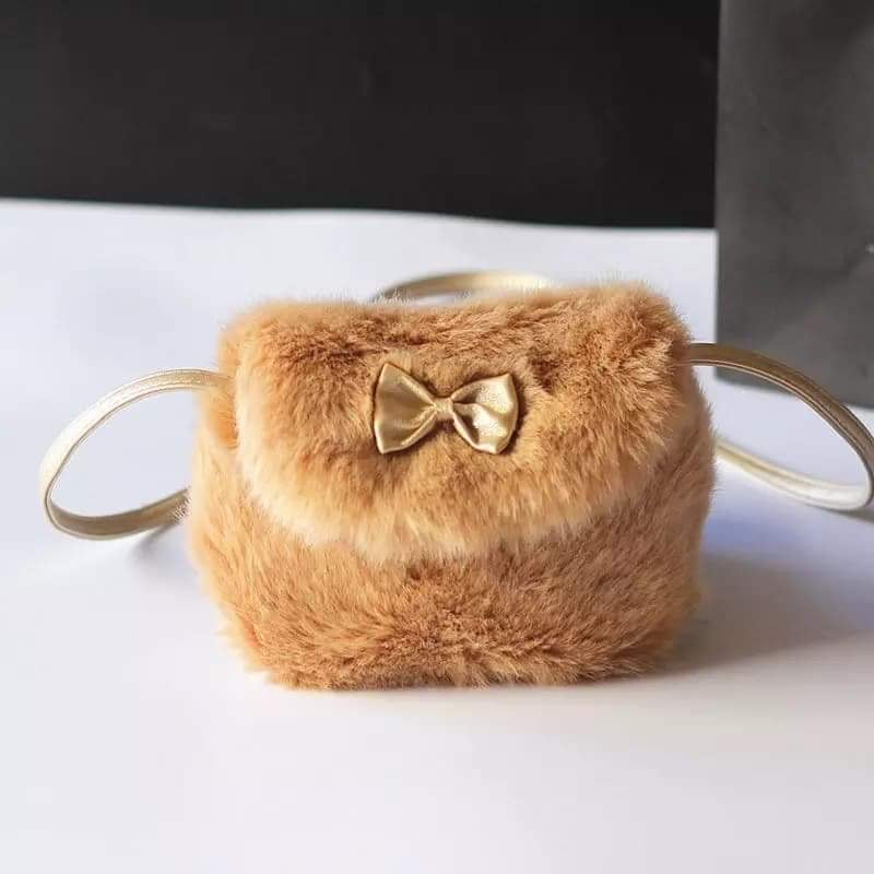 Faux Fur Princess Purse