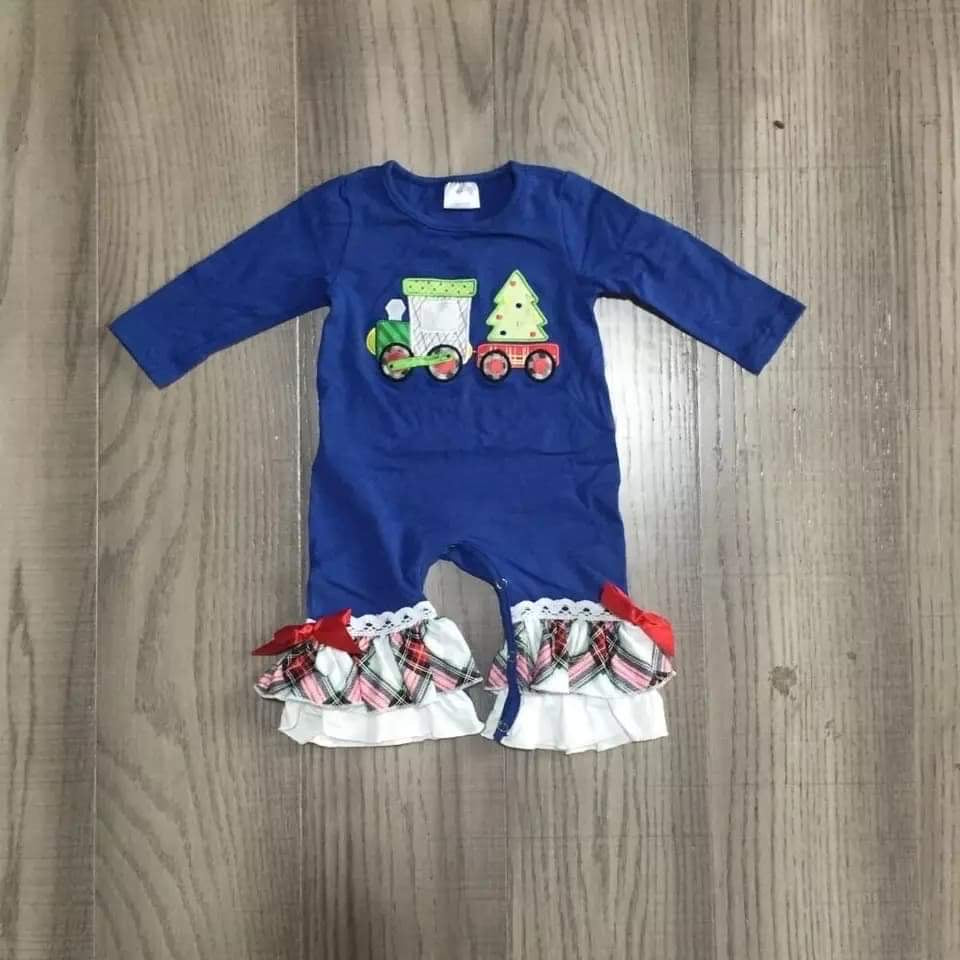 Christmas Train Romper