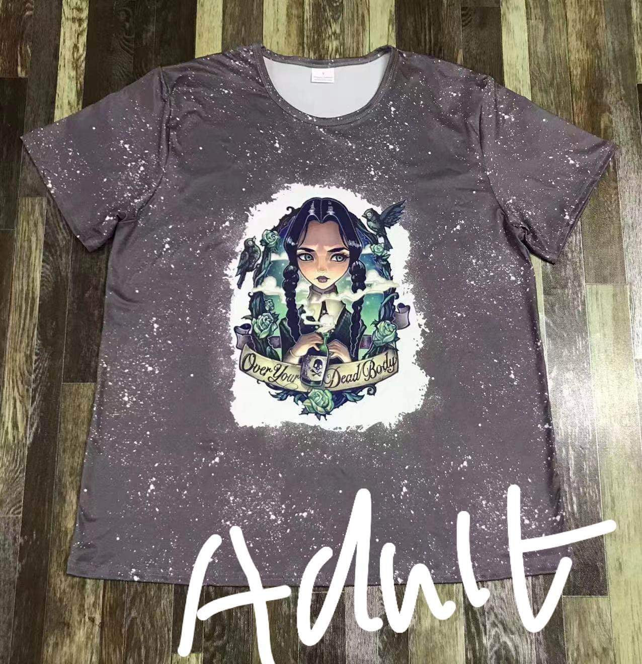 Adult-Over your dead body tee
