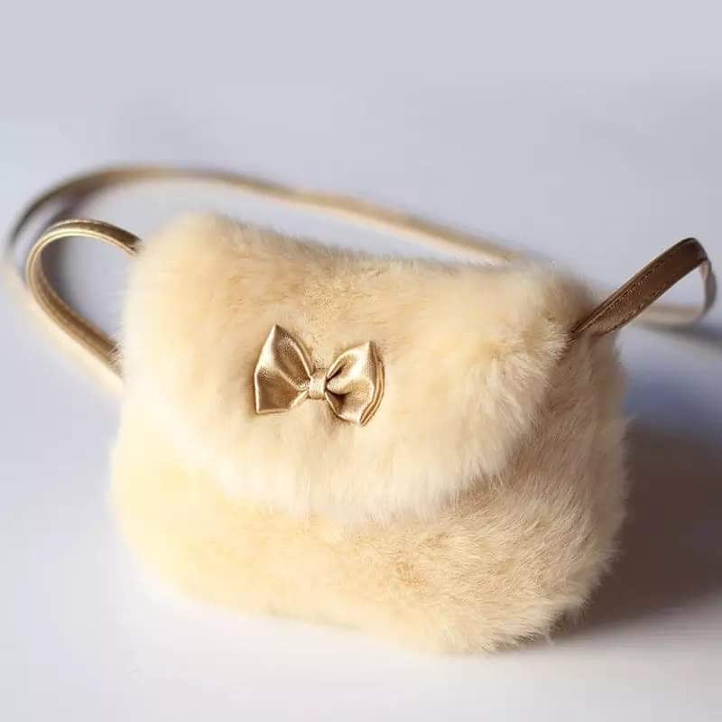 Faux Fur Princess Purse