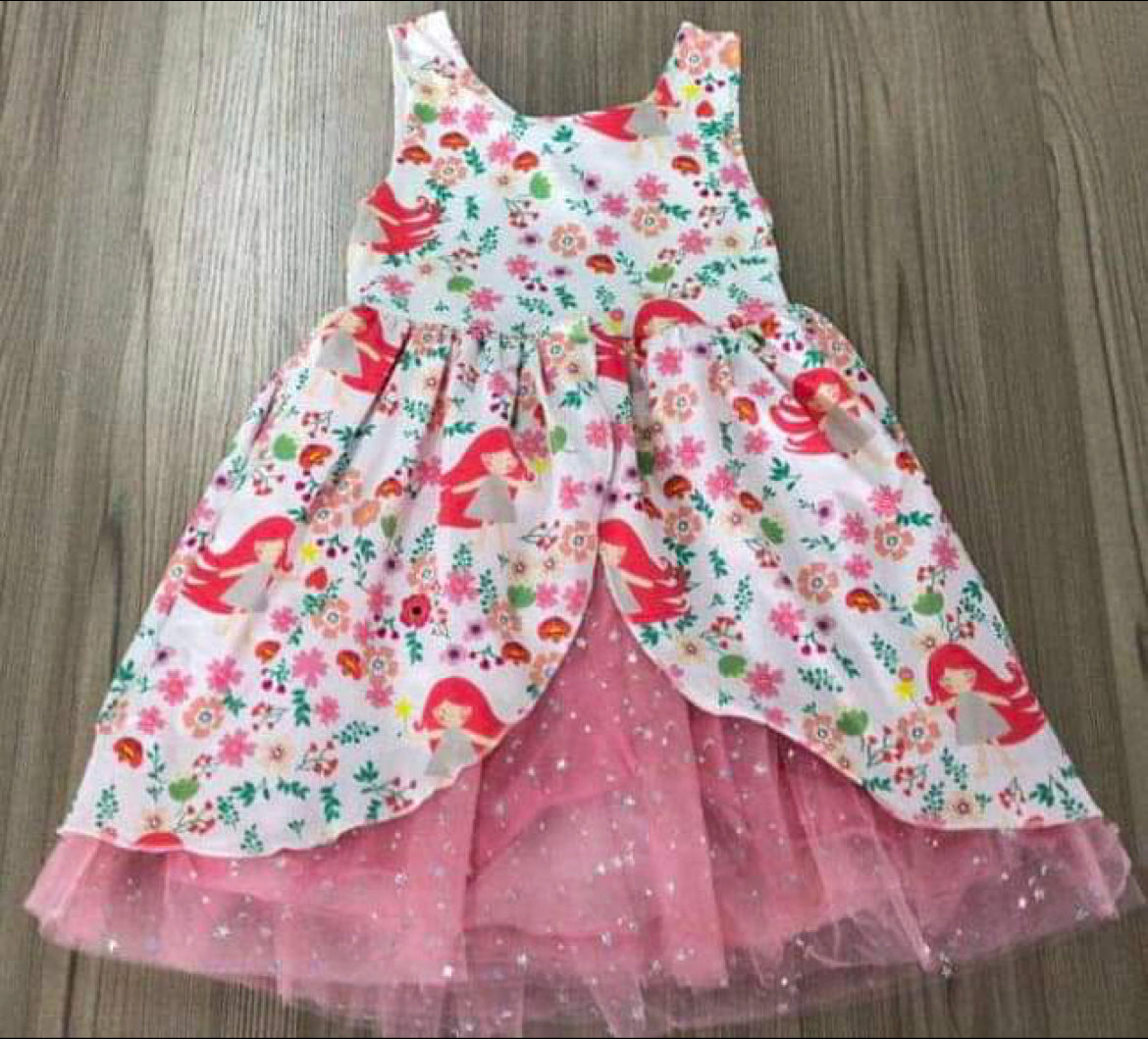 Littlest Girl & Flowers open back dress