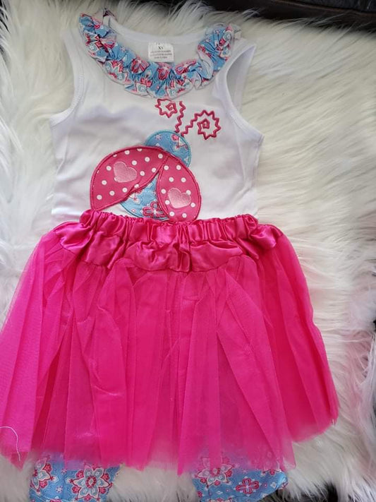 Luv-Bug and Tutu 3 piece Set